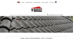 Desktop Screenshot of boettcher-dach.de
